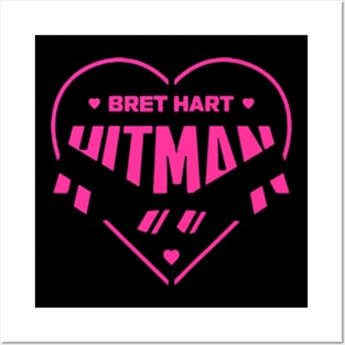 Bret Hart Hitman Posters and Art